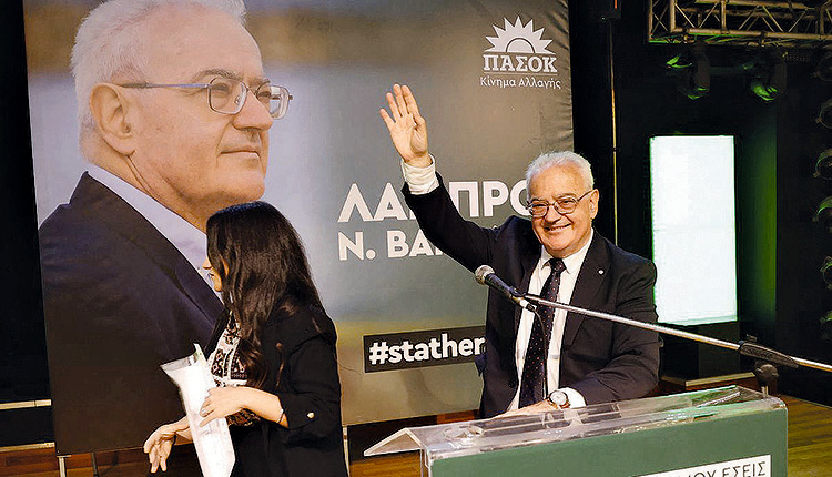 Πολιτική συγκέντρωση του Λάμπρου Βαμβακά