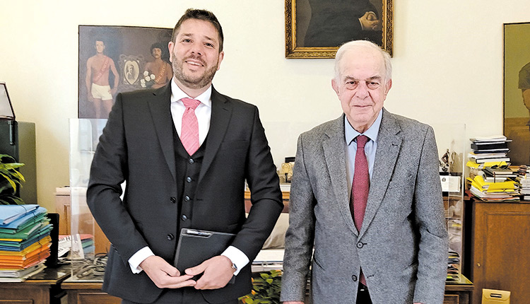 Συνάντηση του συμβούλου της Βουλγαρικής πρεσβείας στη Λότζια