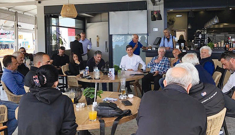 Συνάντηση Αυγενάκη με τους επαγγελματίες Αγίας Πελαγίας