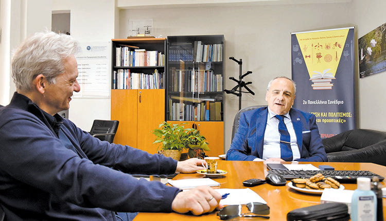 Από τη συνάντηση Αλέξη Καλοκαιρινού-Καρτσωνάκη