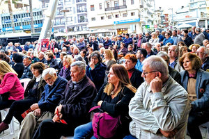 Τα εγκαίνια του εκλογικού κέντρου του ΣΥΡΙΖΑ στο Ηράκλειο.