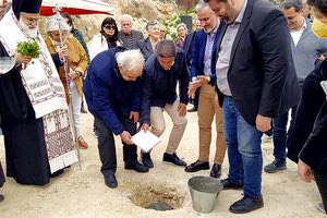 θεμελίωση του νέου Αθλητικού Κέντρου στην Αγ. Αικατερίνη