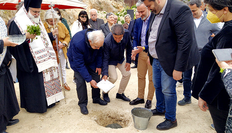 θεμελίωση του νέου Αθλητικού Κέντρου στην Αγ. Αικατερίνη