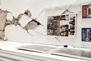 σχολείου Θραψανού που επλήγη από τον σεισμό