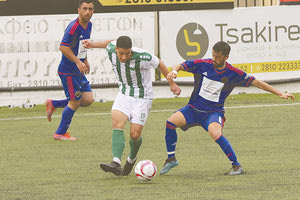 Ο Γιακουμάκης πέτυχε το μοναδικό γκολ του ΠΟΑ στο χθεσινό ματς