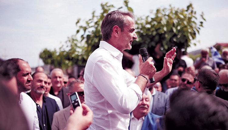 Ο Κυριάκος Μητσοτάκης 