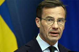 πρωθυπουργός Ulf Kristersson δηλώνει ανήμερα της επετείου της ανεξαρτησίας της Σουηδίας