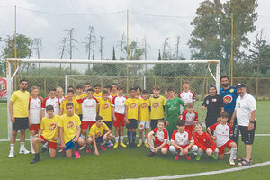 Οι μικροί αθλητές που συμμετείχαν στο τουρνουά