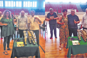 Στιγμιότυπα από τις απονομές των αθλητών του ομίλου Μπριτζ Ηρακλείου