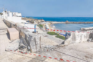 Το σημείο της πρόσκρουσης σε φωτο που αναρτήθηκε στην ιστοσελίδα των Ενεργών Πολιτών Κοκκίνη Χάνι-Βαθειανού Κάμπου