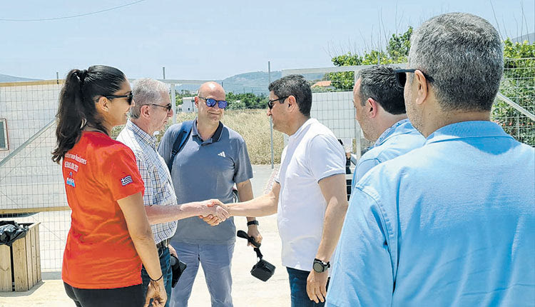 Στις εγκαταστάσεις του Καρτερού βρέθηκαν μέλη της οργανωτικής επιτροπής