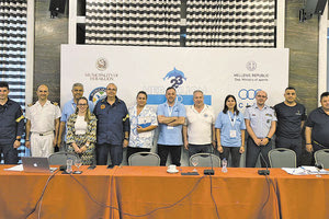 Εκπρόσωποι των Σωμάτων Ασφαλείας στη συνάντηση που είχαν με τα μέλη της οργανωτικής επιτροπής «Ηράκλειο 2023»