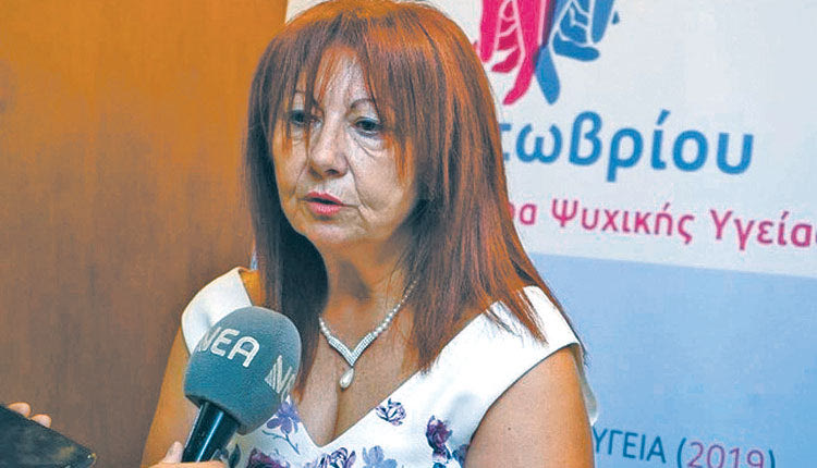 Η διευθύντρια του Ψυχιατρικούτμήματος του Βενιζελείου κ. Ευγενία Χουρδάκη