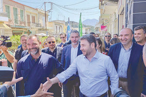 Στο Ρέθυμνο βρέθηκε χθες ο Νίκος Ανδρουλάκης