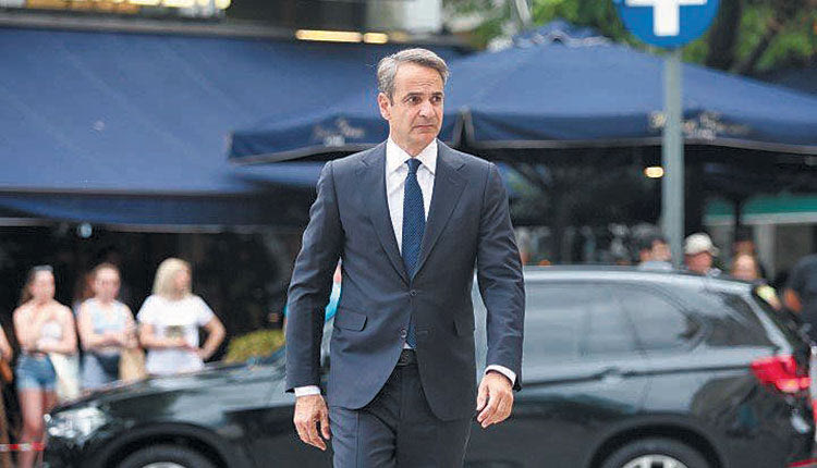 Ο πρόεδρος της ΝΔ κ. Μητσοτάκης 