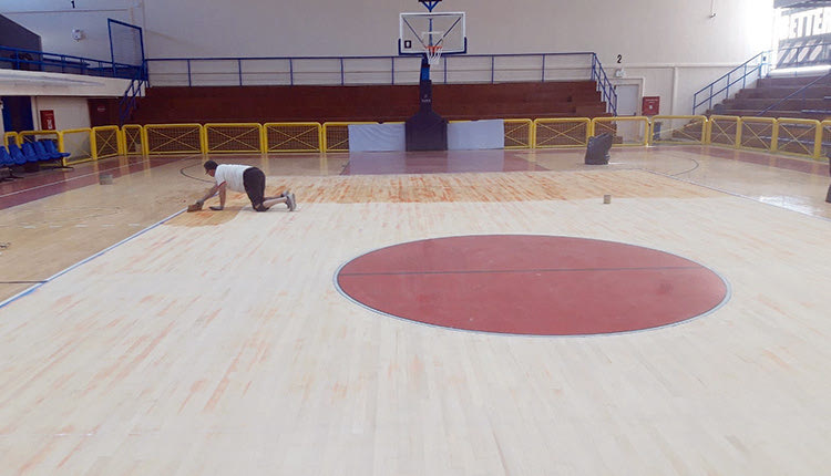 Εγινε συντήρηση στο παρκέ του “Λίντο”