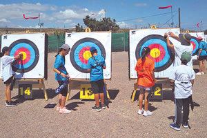 Από τους αγώνες τοξοβολίας που έγιναν στον Καρτερό