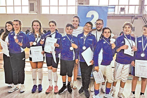 Οι αθλητές-τριες της ομάδας του «Θησέα» που πήραν μέρος στο Πανελλήνιο Πρωτάθλημα Παμπαίδων Παγκορασίδων