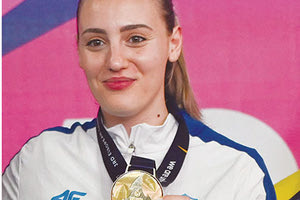 Η Κορακάκη στο βάθρο