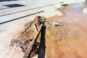 Αβδού συνεχείς βλάβες στο δίκτυο ύδρευσης