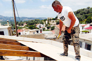 οι εργασίες για τη φάμπρικα Κοκκινίδη