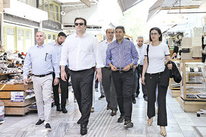 περιοδεία στελεχών της Νέας Δημοκρατίας στο Ηράκλειο