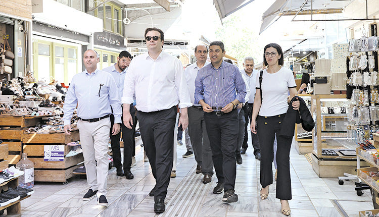 περιοδεία στελεχών της Νέας Δημοκρατίας στο Ηράκλειο