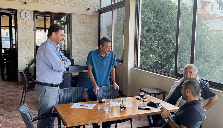 Σε οικισμούς του Ηρακλείου ο Γιώργος Αλεξάκης