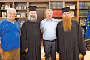 Συνάντηση Αρναουτάκη με τον μητροπολίτη Ρεθύμνου