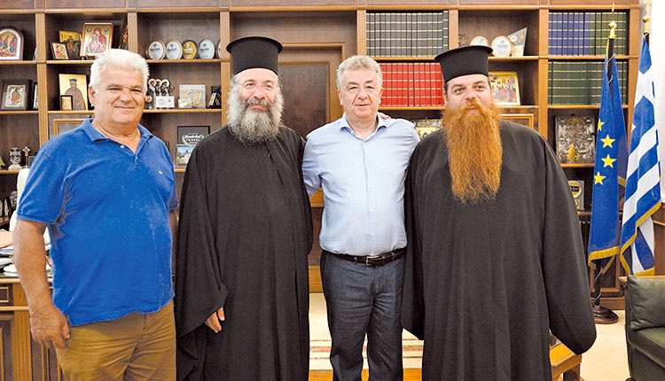 Συνάντηση Αρναουτάκη με τον μητροπολίτη Ρεθύμνου