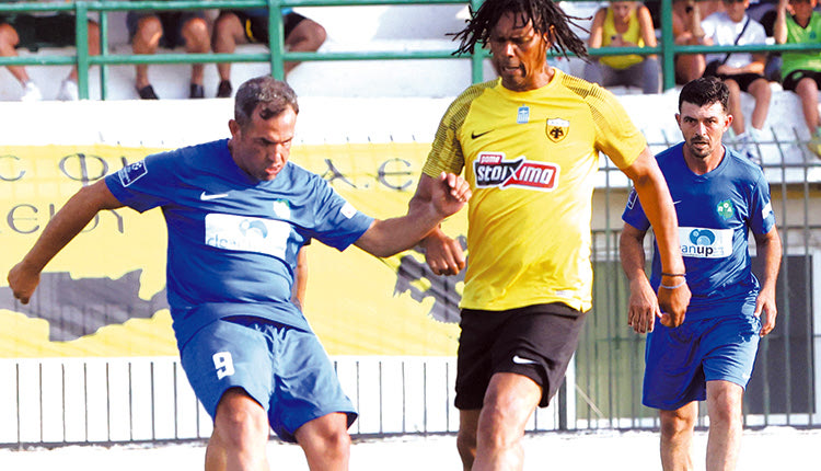 Φάση απο το ισόπαλο φιλικό