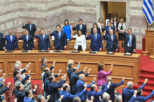 Η ορκωμοσία της νέας Βουλής