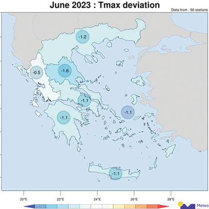Ο πιο κρύος Ιούνιος της τελευταίας δεκαετίας στην Κρήτη!