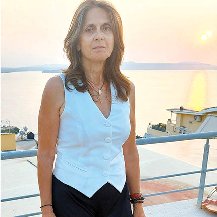 Η δήμαρχος Γαύδου κ. Λίλιαν Στεφανάκη 