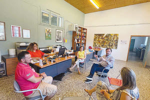 Επίσκεψη Αλεξάκη στο 9ο Δημοτικό Σχολείο