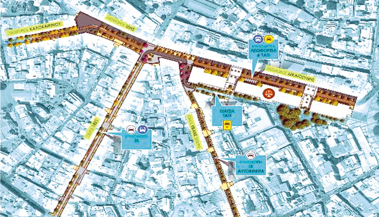 Μείωση σε ποσοστό 30% του άνθρακα σε όλη τη ζώνη ανάπλασης του κέντρου