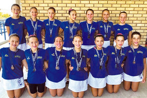 Τα κορίτσια του ΚΟΗ που πήραν την δεύτερη θέση