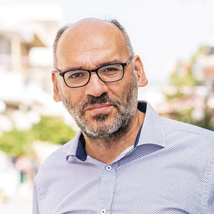 Ο πρόεδρος του Συλλόγου «Ελπίδα» Κώστας Γκαντάτσιος