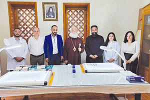 Την 15η Ιουλίου ε.ε, ο Σεβασμιώτατος Μητροπολίτης Ναυκράτιδος κ.Παντελεήμων, Αρχιγραμματεύς της Αγίας και Ιεράς Συνόδου του Πατριαρχείου Αλεξανδρείας, Σεπτή Εντολή και ευλογία της ΑΘΜ του Πάπα και Πατριάρχη Αλεξανδρείας και Αφρικής κ.κ.Θεοδώρου Β’, εδέχθη στο Πατριαρχικό Μέγαρο της Μ.Πόλεως τον κ.Δημήτριο Αλκλήφ, νόμιμο εκπρόσωπο της Εταιρείας Διαχειρίσεως και Συντηρήσεως εκκλησιαστικών κειμηλίων «ΚΟΙΝ.Σ.ΕΠ. Παντοκράτωρ»