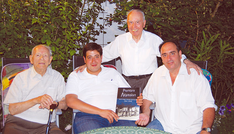  Μάινζ Γερμανίας, Ιούνιος 2010, από δεξιά: Γεώργιος Α. Καλογεράκης, Δρ. Παύλος Κουσουρής, Ανέστης Μαραυγάκης (Πρόεδρος Τοπικής Κοινότητας Καστελλίου) και Ρομπέρτο Λέμπολντ