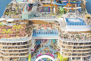 Πότε θα κάνει το παρθενικό του ταξίδι το μεγαλύτερο κρουαζιερόπλοιο του κόσμου