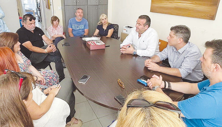 Από την επίσκεψη του υποψήφιου δημάρχου στις δομές