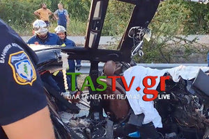 Σοκαριστικό τροχαίο στην Έδεσσα με πέντε νεκρούς