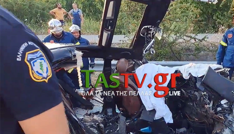 Σοκαριστικό τροχαίο στην Έδεσσα με πέντε νεκρούς
