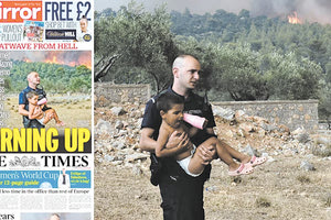 πρωτοσελιδα με διασωστες