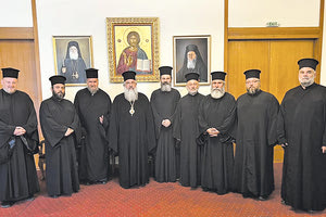 Ο Σεβασμιώτατος Αρχιεπίσκοπος κ. κ. Ευγένιος  δέχθηκε την επίσκεψη του νέου Διοικητικού Συμβουλίου του Συνδέσμου Εφημερίων της Ιεράς Αρχιεπισκοπής Κρήτης, όπως αυτό προέκυψε μετά τις πρόσφατες αρχαιρεσίες του. Ο πρόεδρος, Αιδεσιμολ. Πρωτοπρεσβύτερος π. Γεώργιος Χανιωτάκης, υπέβαλε τα σεβάσματά του και ζήτησε την ευχή και την αρωγή του Σεβασμιωτάτου Αρχιεπισκόπου για τη νέα θητεία που ξεκινά. 