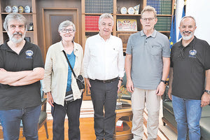 Από την επίσκεψη της επιτροπής στην Περιφέρεια