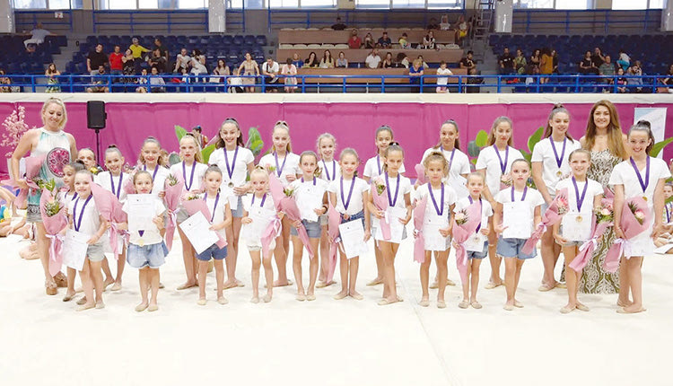 Αθλήτριες του ΗΡΑ που συμμετείχαν στην εκδήλωση