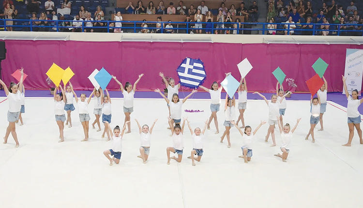 Αθλήτριες του ΗΡΑ που συμμετείχαν στην εκδήλωση