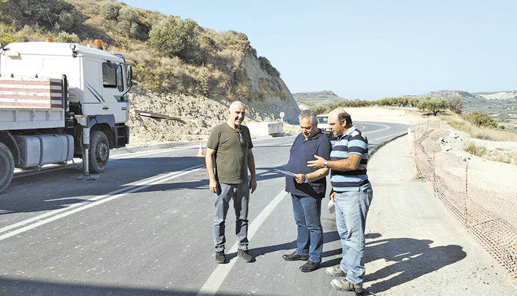 Προχωράει το έργο του κόμβου Αρκαλοχωρίου